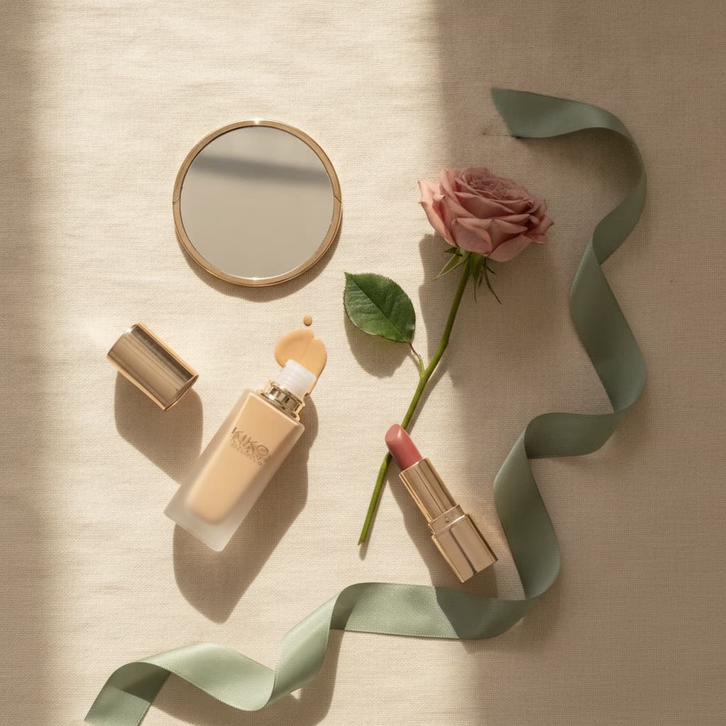Portrait éditorial d'Elina, ambassadrice Éclat — lumière douce et palette beige